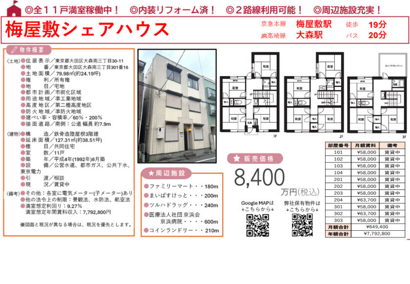 梅屋敷シェアハウス 画像1 梅屋敷シェアハウス 画像1
