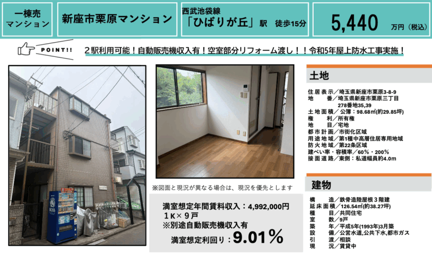 ベルハウス栗原 画像1 ベルハウス栗原 画像1