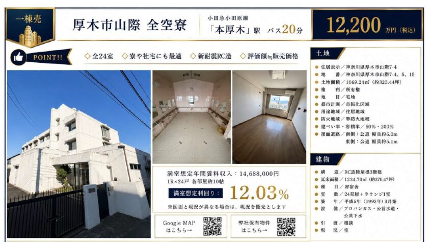 厚木市山際 全空寮 画像1 厚木市山際 全空寮 画像1