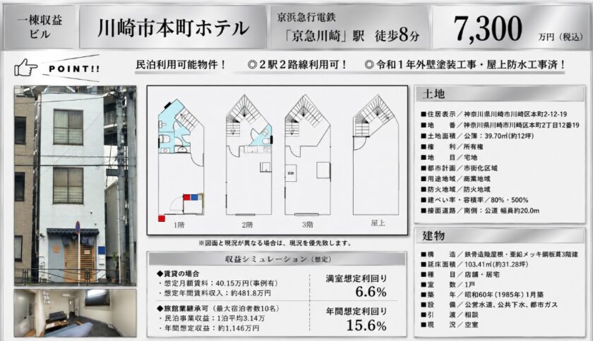 川崎市本町ホテル 画像1 川崎市本町ホテル 画像1