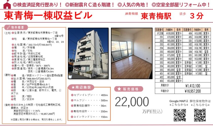 東青梅一棟MS 画像1 東青梅一棟MS 画像1