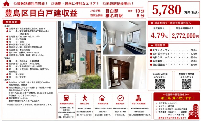 目白収益戸建 画像1