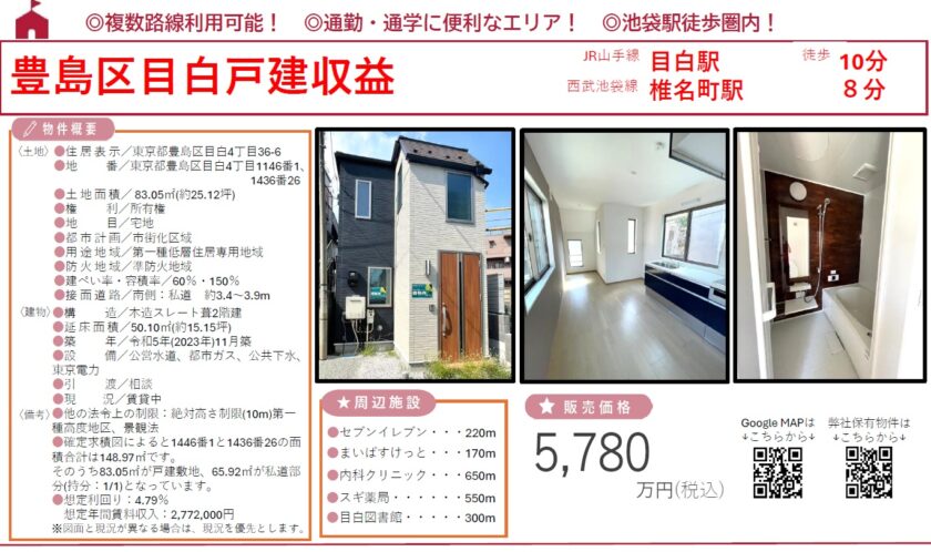 目白収益戸建 画像1